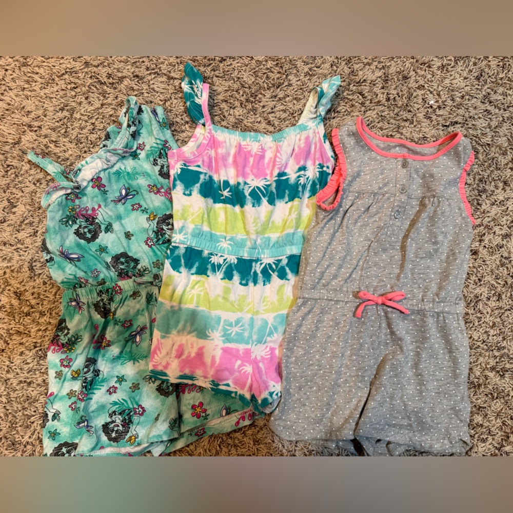 Colorful Kids' Romper Set